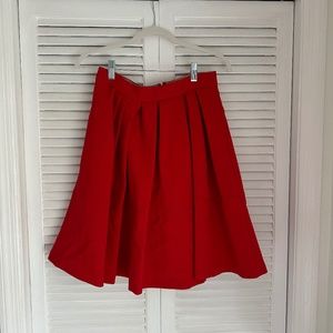 Banana Republic Red A-line Skirt Size 4